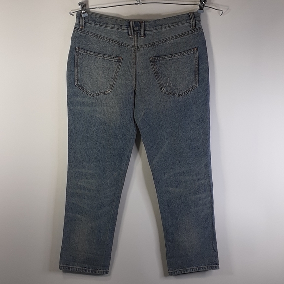 Piper & Blue Distressed Faded Jean Capris Size 9 - Picture 4 of 16